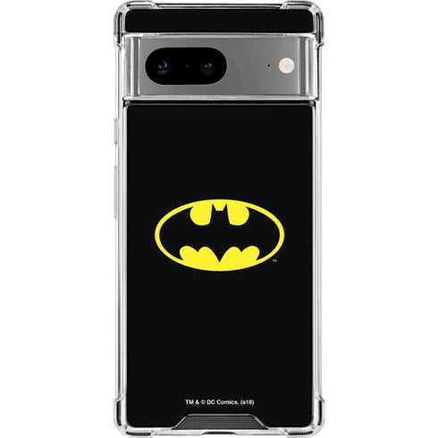 DC Comics Batman Movie 1989 Logo Google Pixel 8a Clear Case